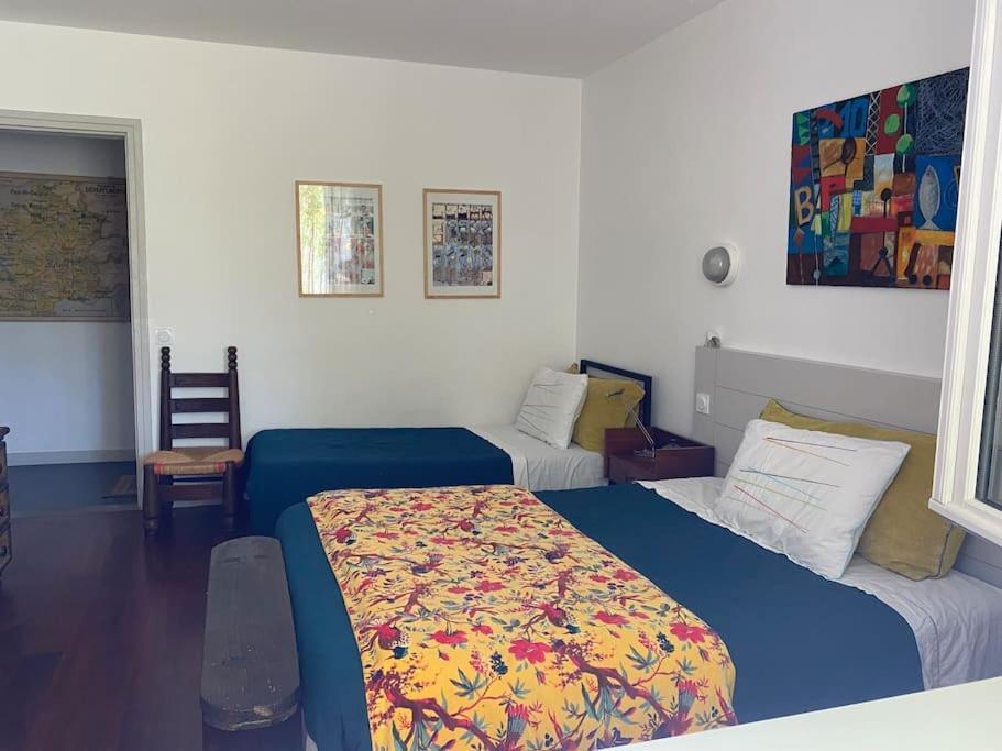 Appartement En Rez De Jardin Ciboure Bagian luar foto